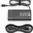 90W USB C Laptop Charger Compatible with HP Envy X360 17.3" 17 16 16" 15.6" 2-in-1 Touchscreen 17-cw0097nr 17-cw0023dx Spectre X360 EliteBook 1040 904144-850 Type-C Power Adapter Replacement