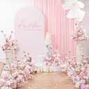 2pcs19inch Pink Free Standing Flowers Ball Bouquet Artificial Rose Arrangements Balls for Wedding Centerpieces Tables Chair Aisle Runner Flowers Decoration