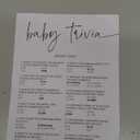 GardenCity Baby Shower Games for Girl Baby Trivia and Word Scramble Game, 50 DoubleSided Cards (Blush Pink, White)