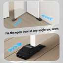 Door Prop for Cats Funny Anti-Slip Rubber Large Door Stoppers - Heavy Duty Door Stopper Wedge, 2 inches High Tesla Cybertruck Styling Door Stop, Big Door Holder Suits Any Floor As a Gifts