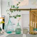 Floweroyal 3pcs Artificial Greenery Stems 43.3" Faux Branches for Vase Filler Fake Green Plants for Home Office Party Wedding Decoration