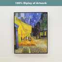 18x24 Metal Canvas Floater Frame with 5/6' Deep for Oil Paintings Art Prints Artwork, Landscape Portrait Wall Decor (Black)