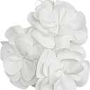 GORGLITTER Women's 3D Flower Halter Camisole Top Floral Sleeveless Going Out Country Concert Outfits (White, S)