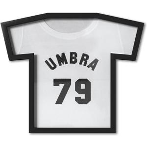 Umbra T-Frame, Unique T-Shirt Display Case to Showcase Youth Sized T-Shirts (Small to Large), Black