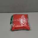 KiddiGo Booster Seat Travel Bag for Airplane, Red, 17" H x 16.5" W x 9.5" D, Fits Most Backless Booster Seats, Easy to Carry with Luggage Handle, Durable Zippers & Front Small Pocket