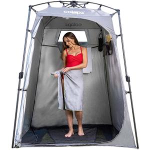Colapz Camping Shower Tent and Pop Up Toilet Tents - Provides Additional Storage and Privacy as a Portable Shelter and Outdoor Changing Room