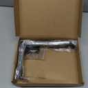 4 Pack - L 9" x H 6" x W1.5", 5mm Thick Black L Shelf Bracket, Iron Shelf Brackets, Metal Shelf Bracket, Industrial Shelf Bracket, Floating Shelf Bracket, Shelf Supports with Screws