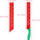 PRETYZOOM 17 Inch Extra Large Watermelon Cutter with Serrated Blade for Easy Slicing of Melons Bread and Cakes Kitchen Fruit Knife for Home Use