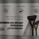 Airplane Foot Hammock, No Collapse Foot Rest for Plane Travel with Extended Adjustment Strap, Portable Desk Foot Hammock with Thickened Foam, Foot Sling Travel Essentials to Relax Your Feet