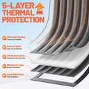 Magnetic Garage Door Insulation Kit 12.3x8.15FT Garage Insulation Panel