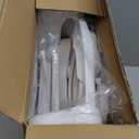 3-in-1 Toddler Potty Training Toilet Seat with Ladder | Foldable Toilet Potty Training Seat with Step Stool Ladder | 5-Level Adjustable Height | Soft Cushion, Splash Guard & Anti Slip Pad (Gray)