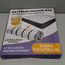 Storage Logic Queen/Full/Full-XL Foam Mattress Vacuum Bag for Moving, Vacuum Seal Mattress Bag with Straps