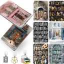 Inserts Cardstock for Clear Case - 11 PCs Book Store Back Skin Decal Card Dust Plug Charms for Kindle Paperwhite 11th 12th Generation 6.8" Accessories for E-Reader Bookish Reader Gifts