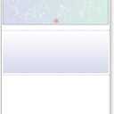 DocuGard Blue/Green Premier Prismatic Top High Security Check Paper - QuickBooks & Laser/Inkjet Printer Compatible - 13 Security Features - 500 Blank Business Checks (04533)