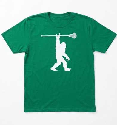 BigFfoot Lacrosse Logo Green T-Shirt, Green L