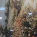 OIQArtOIQ Framed Canvas Wall Art,Vintage Decor,Landscape Nature Country Wildflower Paintings Farmhouse Pictures Modern Artwork Rustic Fall Flower Prints Cottagecore Office Living Room Bedroom Bathroom (24x36 in)