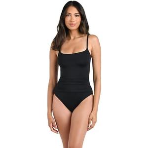 La Blanca Women's One Piece Swimsuit Island Goddess Shirred Side Women's Bathing Suit, Brand Size 12 US Size Large Bust (in) 37.5 Waist (in) 30.5 Hip (in) 41 Cup 38C Torso (in) 67.5