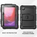 HXCASEAC for Lenovo Idea Tab 11 Case, Tab M11 / K11 Case (TB336FU/TB330FU), Shockproof Design | Screen Protector | Built-in Stand | Pen Holder, Lenovo Idea Tab 11 / M11 Tablet Cover Kids - Black