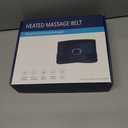 Cordless Heating Pad for Back Pain Relief, Heated Back Belt Abdomen Warmer Lumbar Support, Lumbar Massaager with Heat (Gray)