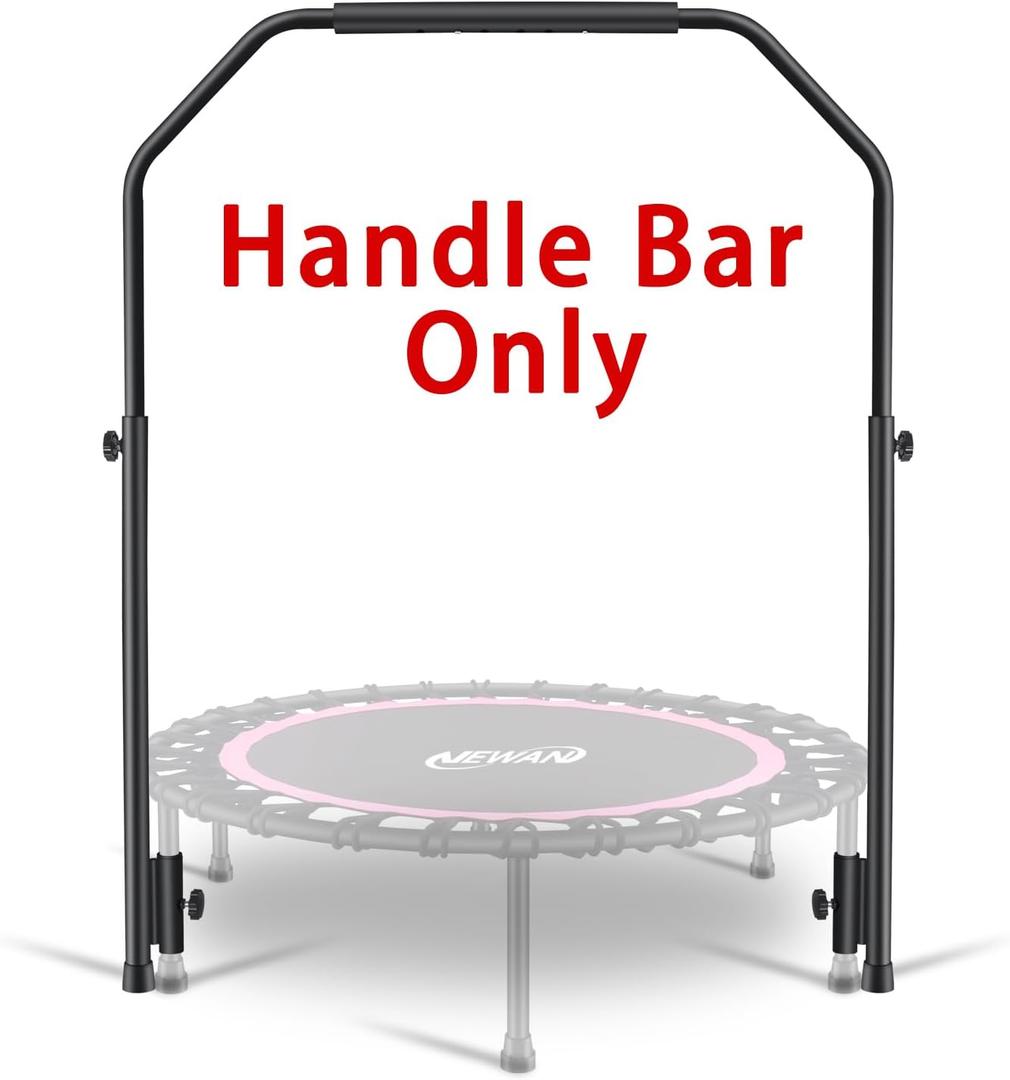Newan Rebounder Handle Bar Accessory for 40" Round Fitness Trampolines, Cushy Foam Handles, Only Applicable to The Foot Tube Between 2.5CM/0.98IN Diameter(Trampoline Not Included)