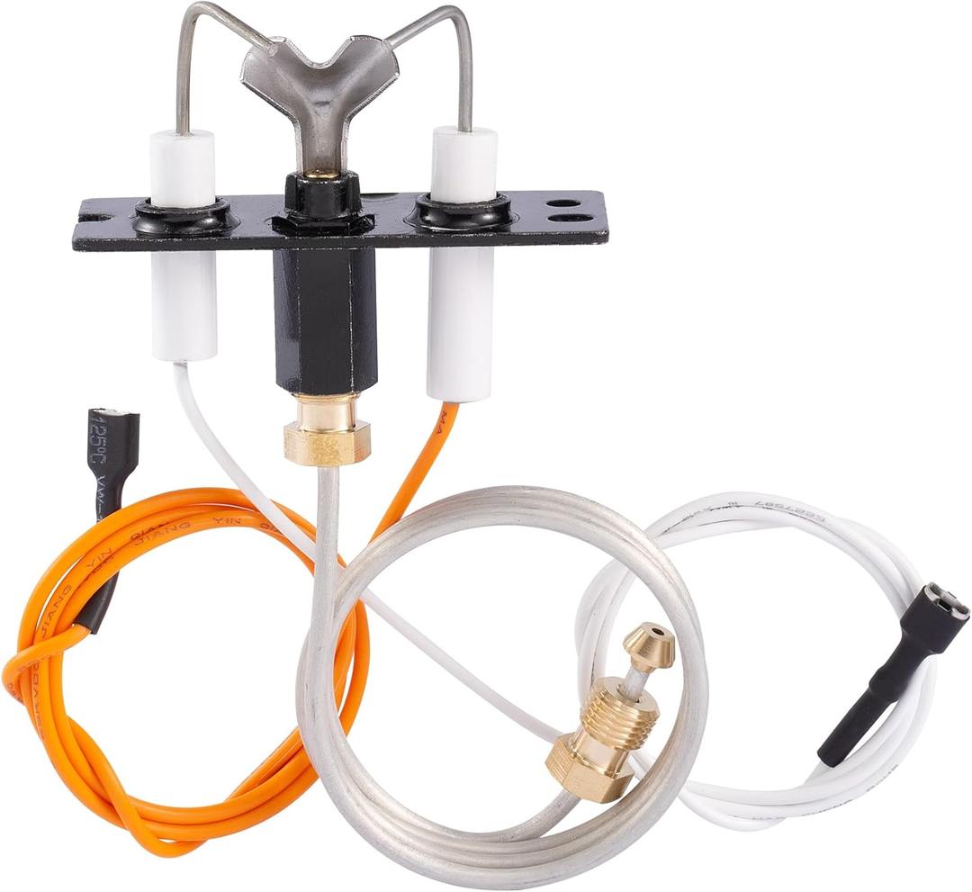 IPI Pilot Assembly 2090-012 SRV2090-012 2198-012 Natural Gas (NG) Pilot Assembly for Heatilator, Majestic, Heat-N-Glo, Quadra-Fire Fireplaces Replacement Part