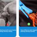 2 x 6PCS Crawfish Peeler, Crawfish Shucker,Crawfish Sheller Tool,Crawfish Tail Shucker, Crawfish Peeler Tool for Protecting Nails And Keeping Fingers Clean