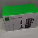 Food Chopper, 4 Cup Mini and Fast Food Processor, Electric Meat Grinder with 2 Speed, 4 Stainless Steel Blades, and Whisk, 400W Power for Chopping, Mixing, Emulsifying, Puree and Whisking, BPA-Free