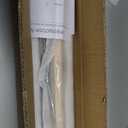 Alabaster Wall Sconce, 15.74" Natural Marble Wall Sconce Vanity Light Fixture for Living Room, Modern Wall Light, Marble Lighting for Bedroom, Staircases Entryway