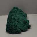 Dark Hunter Green Throw Blanket 50"×60" inches Fuzzy 3D Jacquard Decorative Flannel Fleece Super Soft Plush Cozy Blanket for Couch Sofa Chair Lightweight