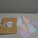 3D Hanging Butterfly Decorations, Butterfly Birthday Party Decorations, 6 Pcs Water-Repellent Paper Butterfly Hanging Decorations for Girls, Women, Flower Garden Party Décor