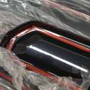 Hoolcar Tail Light Lamp Cover Guard Trim Bezel Frame Decor Exterior Accessories for 2009-2014 Dodge Challenger, Smoked Black