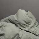 Litanika Comforter Set, Lightweight Solid Bedding Comforter Set, Fluffy Down Alternative Bed Set, Sage Green, King