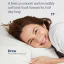 REST Evercool+ Cooling Pillow Cases Standard - 2 Pillowcase for Sensitive Skin, Silver Infused Fabric for Hygienic Sleep, Silky Smooth for Curly Hair, High Elastic for Snug Fit (19x29 inches) (Light Gray)