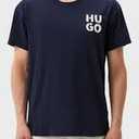 HUGO Men's Stacked Logo Cotton Stretch T-Shirt, XXL
