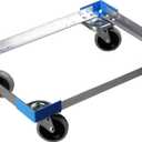 Carlisle FoodService Products Cateraide Dolly for PC300N Pan Carriers with Reinforced Corners for Catering and Events, Aluminum, 23.75 x 17.38 Inches, Silver