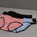 MISSWHO Cotton High Waisted Womens Underwear Soft Stretch Breathable Full Coverage Ladies Panties(Regular & Plus Size) (X-Large, 5 Pack=multicolor-b)