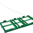 VEVOR Drag Harrow, 4 ft Heavy Duty Tow Behind Drag Harrow with Adjustable Bars & 72 in Chain, Driveway Grader Landscape Rake for ATV, UTV, Tractor, Mower Tow Behind Yard Lawn Leveling Tool