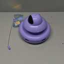 MOHAYA Cat Toy,Purple 4-in-1 Interactive,Cat Toys for Bored Indoor Adult Cats,Electric Flying Butterfly,Rechargeable Automatic Toy,Moving Ambush Feather,Track Balls