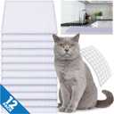 PETFOLIO Humane-Indoor/Outdoor-Deterrent Spikes-Cat-Dog-Bird-Animal-Repellent Training-Mat x 12 Clear