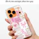 Pink Christian Aesthetic Phone Case Compatible with iPhone 17 Pro Max, Lord Jesus Love Phone Cover for iPhone 17 Pro Max