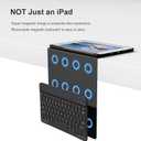 Keyboard Case for iPad 9.7 Inch 2018/2017 6th/5th Generation, Air 2/1 [Magnetic Detachable Wireless Keyboard][Support 3 System] Flip Stand Case with Pencil Holder for iPad 9.7, Black