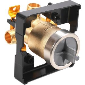 R10000-UNBXHF Universal Shower Valve Body Replacement Delta Faucet R10000 UNBXHF MultiChoice Bathtub and Shower Valve Body for Tub Faucet Trim Kits, Fits Single or Dual Function Delta Faucet Trim Kit