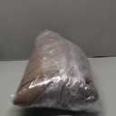 Linen Feel Light Chocolate Brown Duvet Cover King Size 104'' W x 90'' L, 100% Washed Cotton Duvet Cover with Zipper Closure Plus 2 Pillowcases, Oeko TEX Standard Certificated