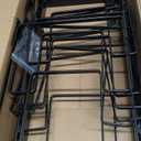 MUDEELA 8-Tier Heavy Duty Adjustable Pan Organizer Rack for Kitchen Cabinet Storage and Organization