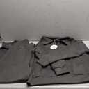 ANRABESS Women 2 Piece Outfits 2025 Fall Fashion Airport Wide Leg Pants Lounge Set Leisure Travel Vacation Clothes Sweatsuits (Large, Black)