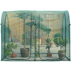 Poray Large Tunnel 8.2'x4' Plant Netting Cover, 6FT Tall Crop Cage Tomato Netting,Pest Guard Cover for Vegetables &Fruits,Durable Gardening Net for Plant and Animal