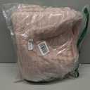 NEWCOSPLAY Super Soft Twin Blanket Pink Premium Silky Flannel Fleece 3D Ribbed Jacquard Lightweight Bed Blanket All Season Use (Pink Ribbed, Twin(60"x80"))