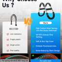 Twister Arm Trainer, Adjustable Power U Shaped Arm Trainer Bar for Men, 60-100lb Chest Exerciser for Women, Snaker Portable Spring Resistance for Home Workout Machine Equipment