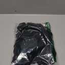 REORIA Women's Fall Sexy Round Neck Front Twist Knot Long Sleeve Sheer Mesh Slimming Ruched Trendy Going Out Bodysuit Tops for Night Out Black Small