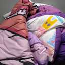 A Nice Night Purple Comforter Sets,Black Girl Listening Music Printed, 6Pcs Bed in A Bag Twin Size All Seasons Bedding Set,for Kids, Girls